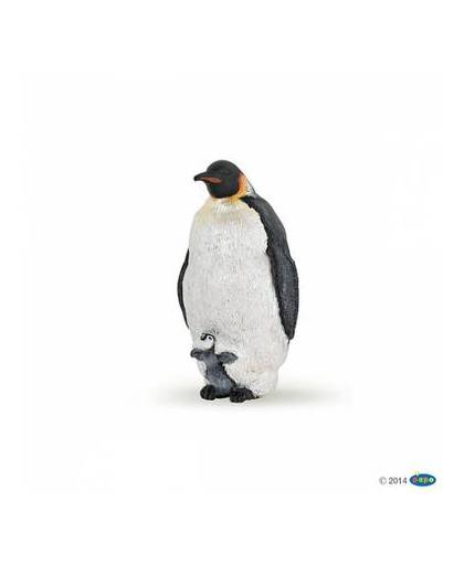 Plastic keizer pinguin 4 cm