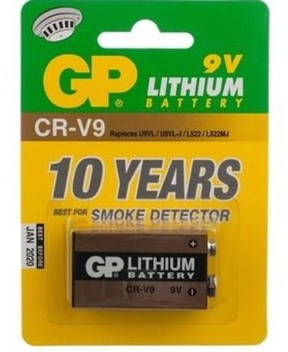 GP Batteries Lithium CR-9V Lithium 9V niet-oplaadbare batterij