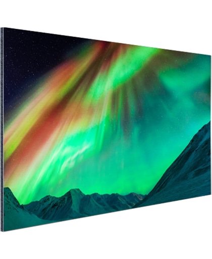 FotoCadeau.nl - Gigantisch noorderlicht in Alaska Aluminium 120x80 cm - Foto print op Aluminium (metaal wanddecoratie)