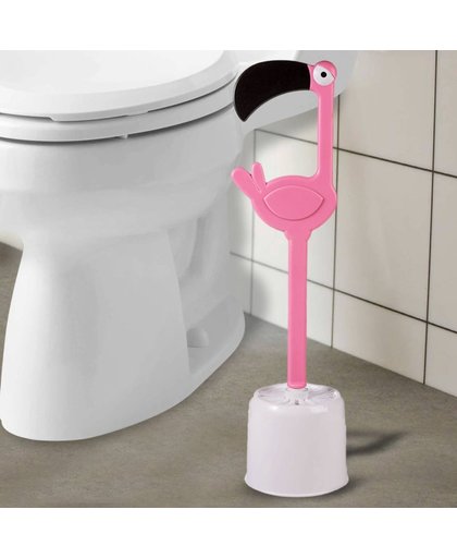 Flamingo Toiletborstel roze