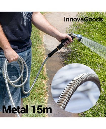 Innovagoods Home Garden Onbreekbare Metalen Tuinslang - 15 m
