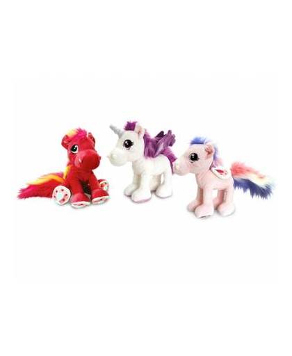 Keel toys pluche paard knuffel lichtroze 30 cm