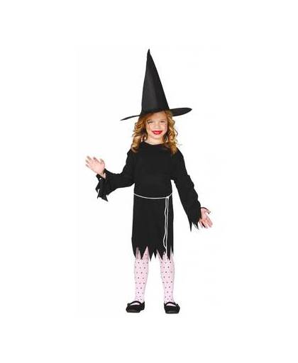 Halloween kostuum kind heks - maat / leeftijd: 122-134 / 7-9 jaar