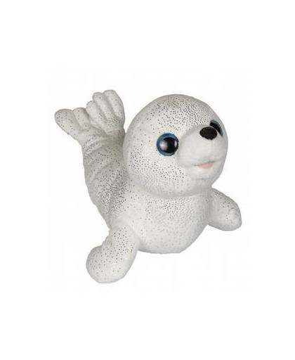 Pluche zeehond met glitters 26 cm