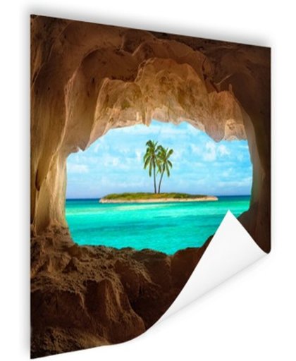 FotoCadeau.nl - Paradijs in het Caribisch gebied Poster 60x40 cm - Foto print op Poster (wanddecoratie)