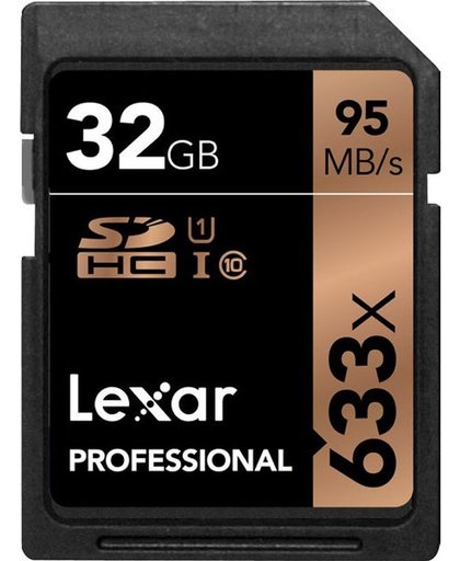 Lexar SDHC Professional 32GB UHS-I 633x