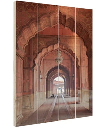 FotoCadeau.nl - Architectuur India Hout 40x60 cm - Foto print op Hout (Wanddecoratie)