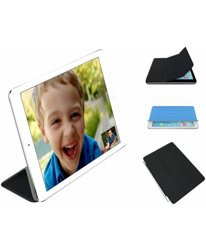 Luxe Smart Cover voor de Apple Ipad 2017, de klassieker onder de hoesjes, passend voor iPad Air 1/2, iPad 2017, blauw , merk i12Cover