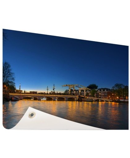 FotoCadeau.nl - Magere brug over de Amstel Tuinposter 200x100 cm - Foto op Tuinposter (tuin decoratie)