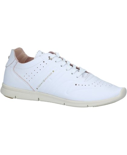 Tommy Hilfiger - Light Weight Sneaker - Sneaker laag gekleed - Dames - Maat 42 - Wit - 100 -White Leather