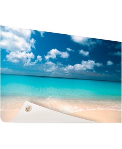 FotoCadeau.nl - Knip Strand op Curacao Tuinposter 200x100 cm - Foto op Tuinposter (tuin decoratie)