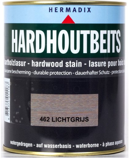 Hermadix Hardhout Beits - 0,75 liter - 462 Lichtgrijs