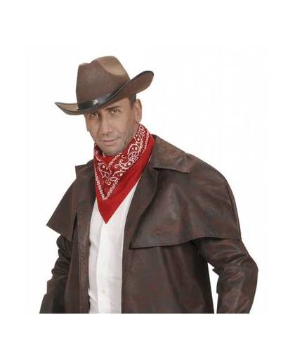 Rode cowboy bandana zakdoek