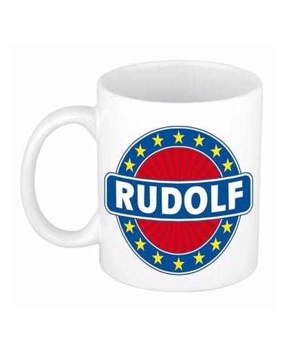 Rudolf naam koffie mok / beker 300 ml - namen mokken