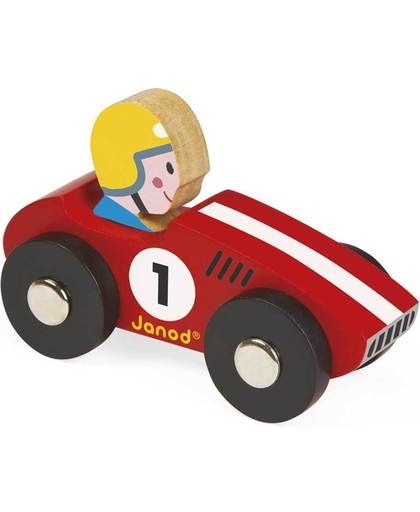 Janod Story Racing - racer (rood en geel)