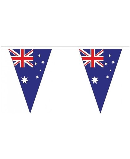 Australie landen punt vlaggetjes 5 meter - slinger / vlaggenlijn