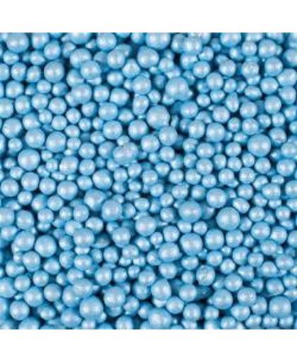 Gekleurde Klei Korrels / Deco Pearls 4-8 mm - LICHT BLAUW - Bodembedekking Bloempotten en Plantenbakken - Zak 4 liter