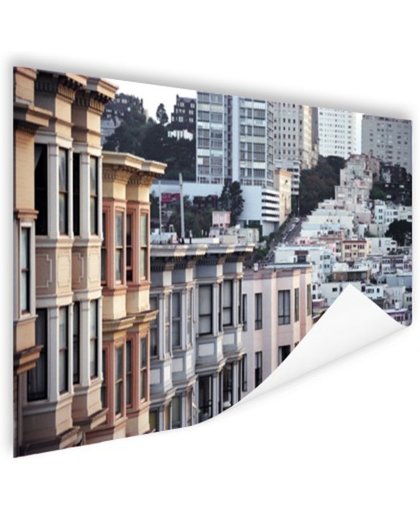 FotoCadeau.nl - Details gebouwen San Francisco Poster 150x75 cm - Foto print op Poster (wanddecoratie)