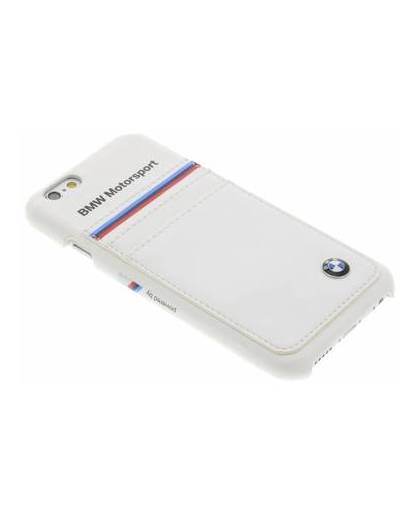 Motorsport horizontal tricolor stripe hard case voor de iphone 6 / 6s - white