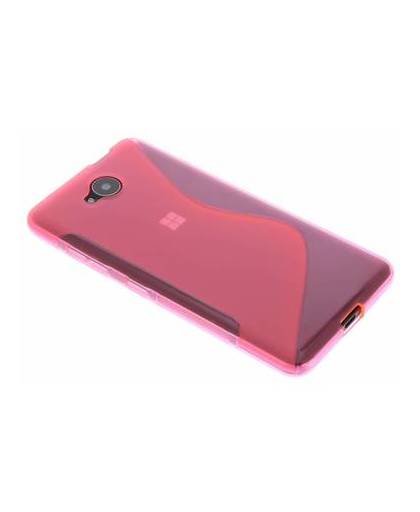 Rosé s-line tpu hoesje voor de microsoft lumia 650