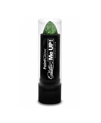 Glitter lippenstift groen