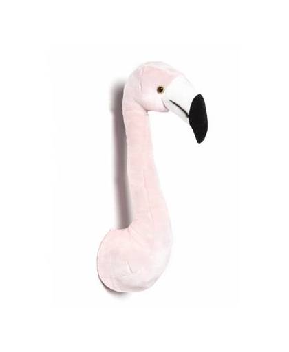 Pluche flamingo kop