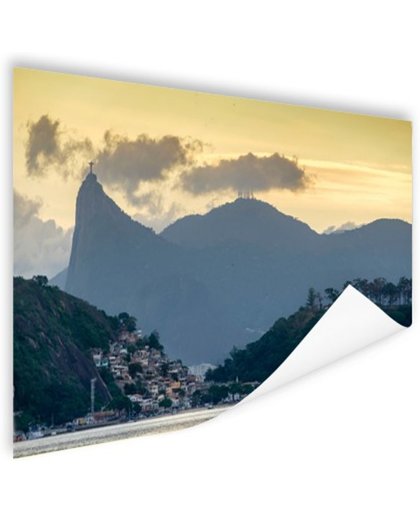FotoCadeau.nl - Hoge bergtoppen Rio de Janeiro Poster 120x80 cm - Foto print op Poster (wanddecoratie)