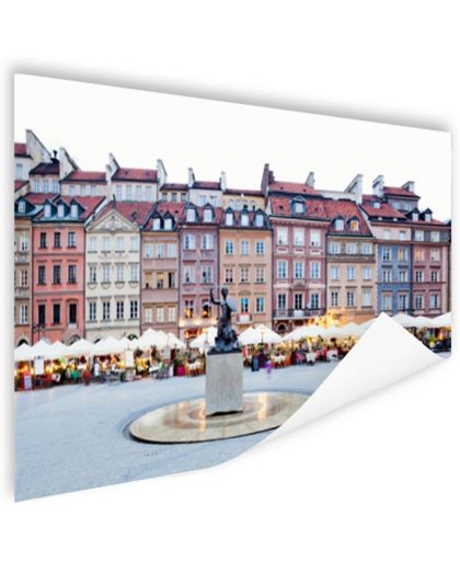 FotoCadeau.nl - Oude Stad Warschau Poster 180x120 cm - Foto print op Poster (wanddecoratie)