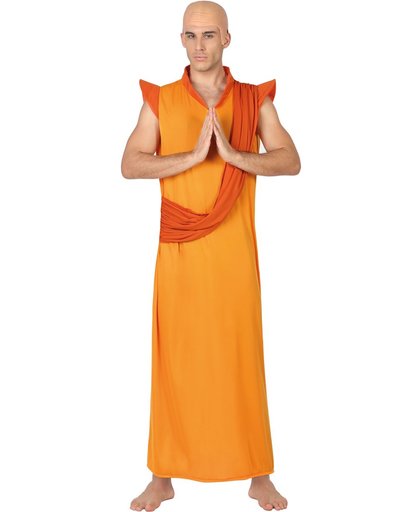 Boeddhistisch monnik outfit voor heren  - Verkleedkleding - M/L