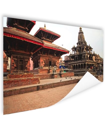 FotoCadeau.nl - Durbar plein Kathmandu Poster 90x60 cm - Foto print op Poster (wanddecoratie)