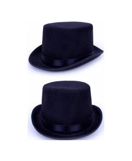 Voordelige hoge zwarte hoed