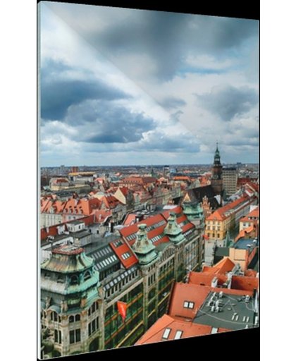 FotoCadeau.nl - Stadsgezicht van Wroclaw Polen Glas 20x30 cm - Foto print op Glas (Plexiglas wanddecoratie)