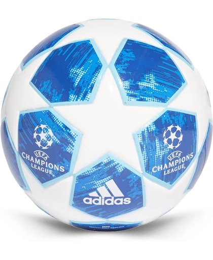adidas Champions League minbal - wit/blauw