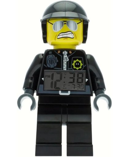 LEGO Wekker Bad Cop Politieman zwart