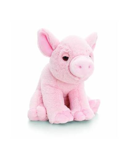 Keel toys pluche varken knuffel roze 25 cm