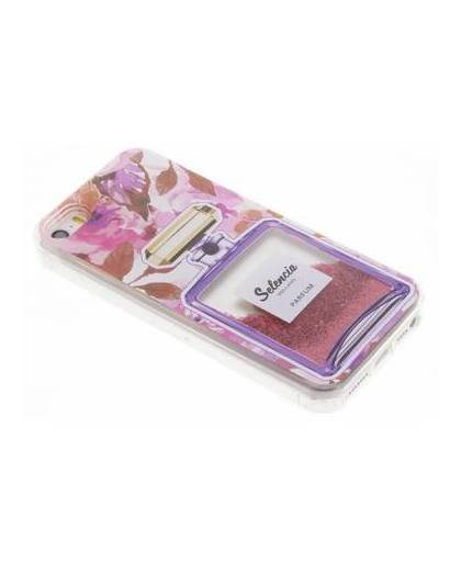 Roze parfum glittercase voor de iphone 5 / 5s / se