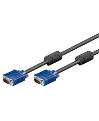 Goobay CAK XGA SVGA 500 15M/15M 5m VGA (D-Sub) VGA (D-Sub) Zwart VGA kabel