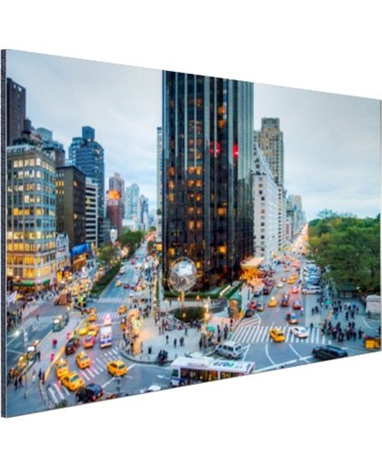 FotoCadeau.nl - Broadway en Central Park West Aluminium 30x20 cm - Foto print op Aluminium (metaal wanddecoratie)