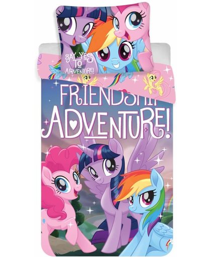 My little Pony Friends Adventure - Dekbedovertrek - Eenpersoons - 140 x 200 cm -Multi