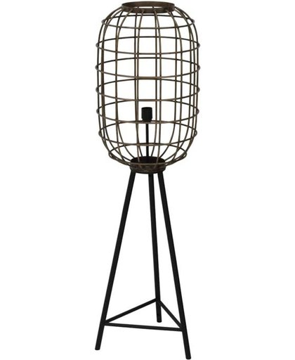 Light & Living Vloerlamp  TOAH Ø35,5x125 cm  -  oud brons-mat zwart