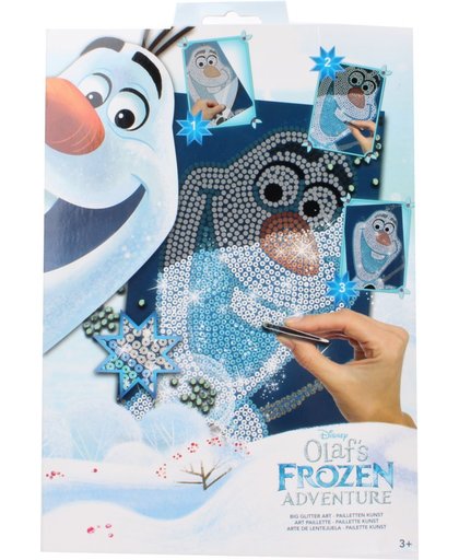 Slammer Paillettenkunst Disney Frozen Olaf 4-delig