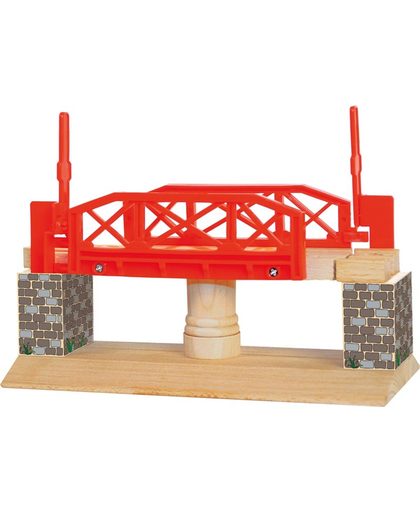 Woody draaibrug voor houten treinbaan