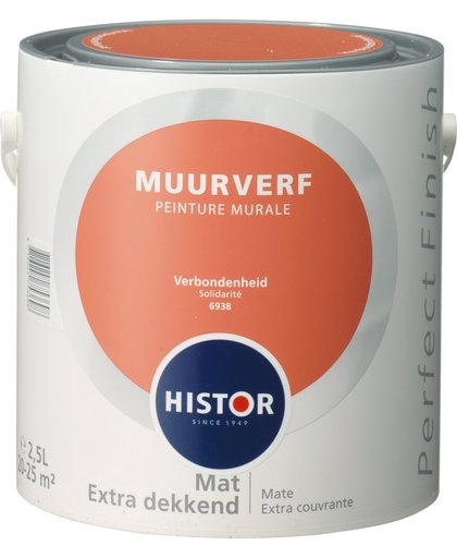 Histor Perfect Finish Muurverf Mat - 2,5 Liter - Verbondenheid