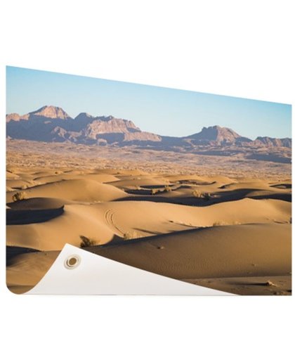 FotoCadeau.nl - Woestijngebied met bergen Iran Tuinposter 60x40 cm - Foto op Tuinposter (tuin decoratie)