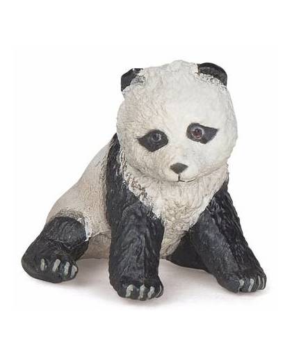 Plastic panda baby 6 cm