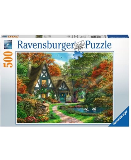 Ravensburger puzzel Cottage in de herfst - legpuzzel - 500 stukjes