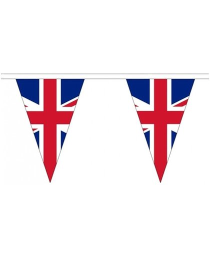 Verenigd Koninkrijk landen punt vlaggetjes 20 meter - slinger / vlaggenlijn
