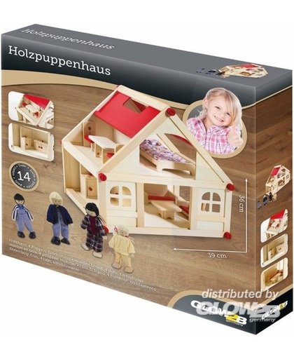 1000006 - Puppenhaus, Holz - Houten poppenhuis