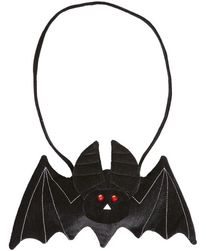 Vleermuis tas voor volwassenen Halloween accessoire