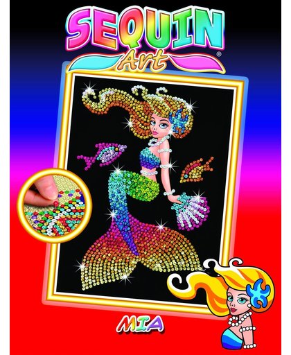 Sequin Art Junior Pailletten Kunstwerk Mia de Zeemeermin / Mermaid